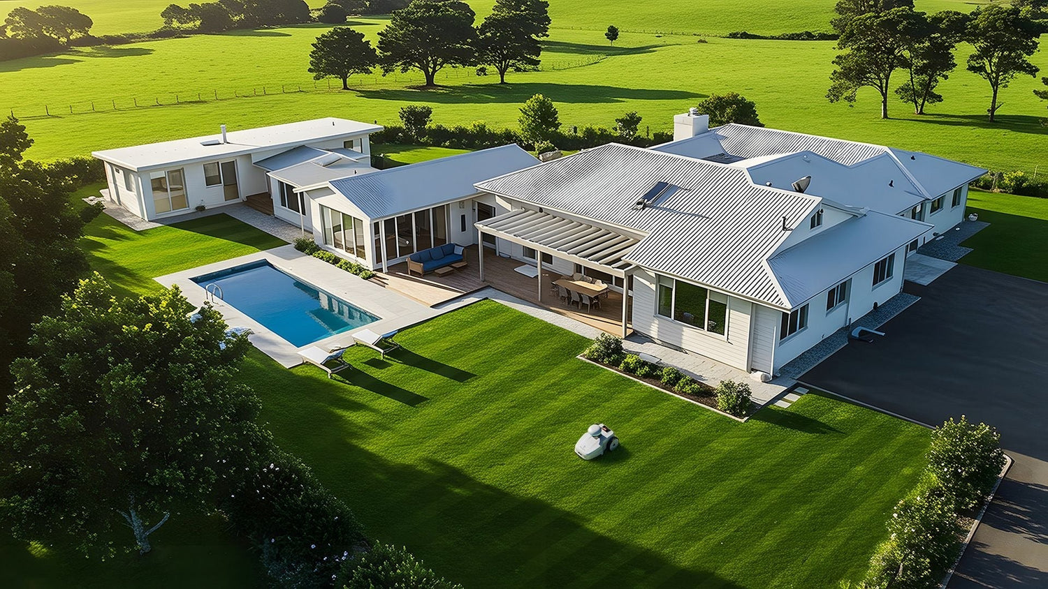 robotic lawn mower for large lawns