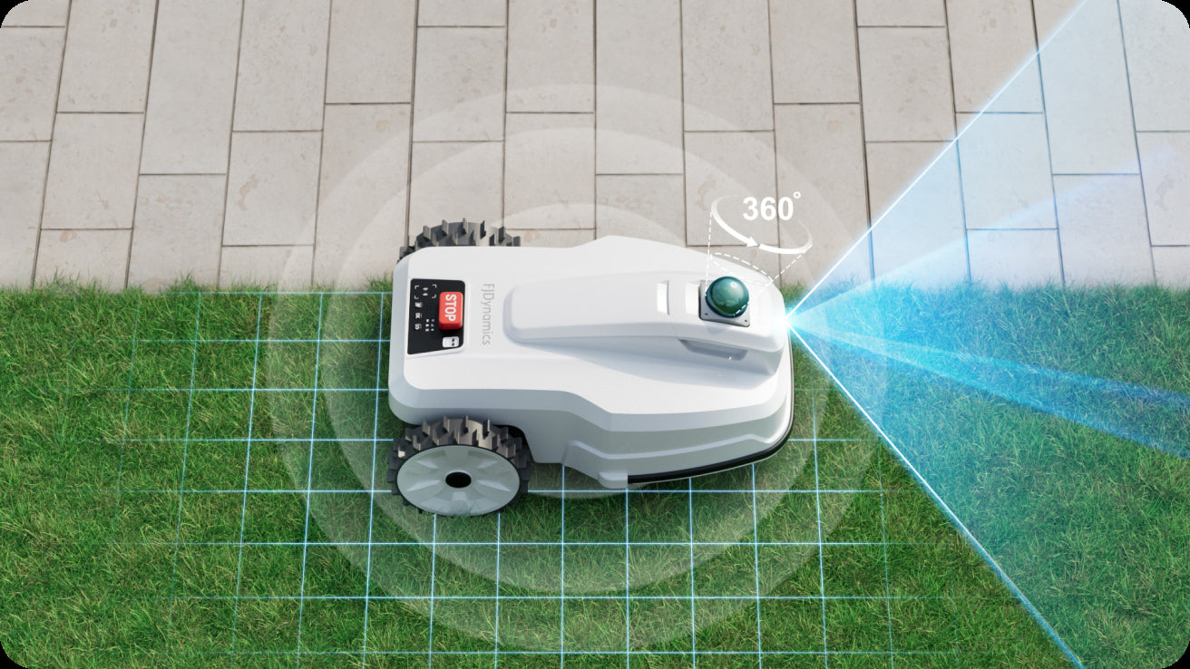Smart Edge Trimming FL3000 LiDAR robot lawn mower for sale
