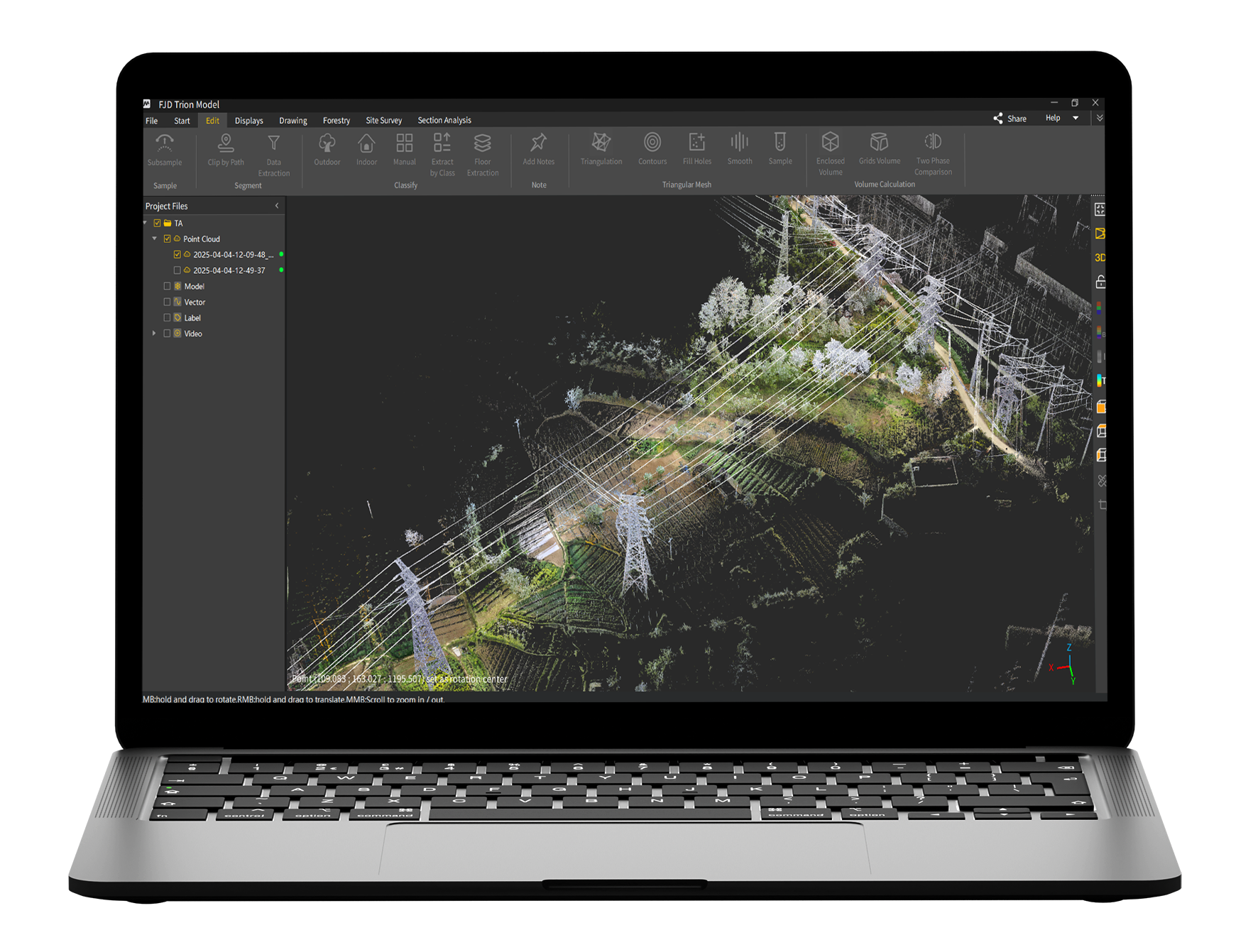 Modello FJD Trion per scanner LiDAR 3D FJD Trion
